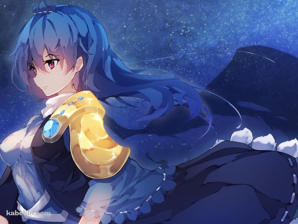 星空と飯綱丸龍(いいずなまるめぐむ) / 東方の壁紙(1024px x 768px) 高画質 PC・デスクトップ用