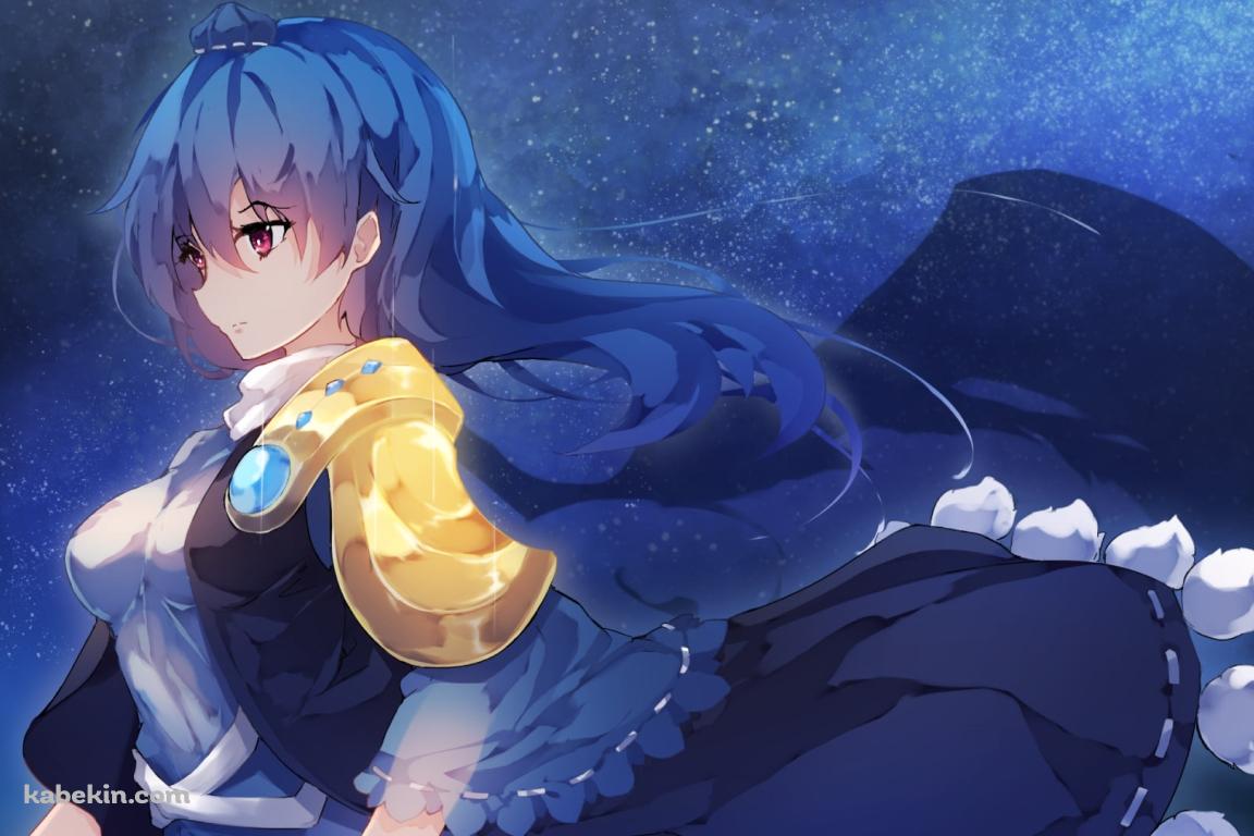 星空と飯綱丸龍(いいずなまるめぐむ) / 東方の壁紙(1152px x 768px) 高画質 PC・デスクトップ用