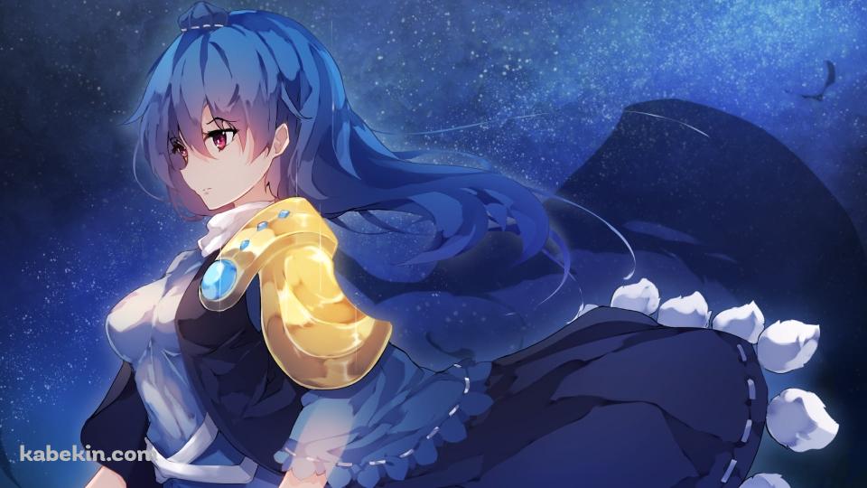星空と飯綱丸龍(いいずなまるめぐむ) / 東方の壁紙(960px x 540px) 高画質 PC・デスクトップ用