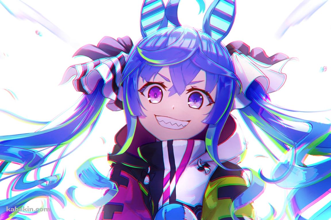 ニンマリ笑うツインターボ / オッドアイ / ウマ娘プリティーダービーの壁紙(1152px x 768px) 高画質 PC・デスクトップ用