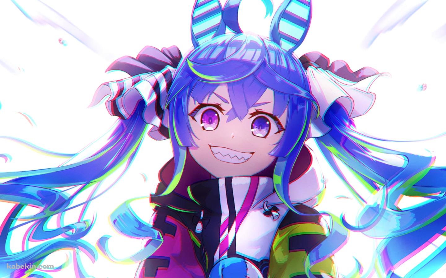 ニンマリ笑うツインターボ / オッドアイ / ウマ娘プリティーダービーの壁紙(1440px x 900px) 高画質 PC・デスクトップ用