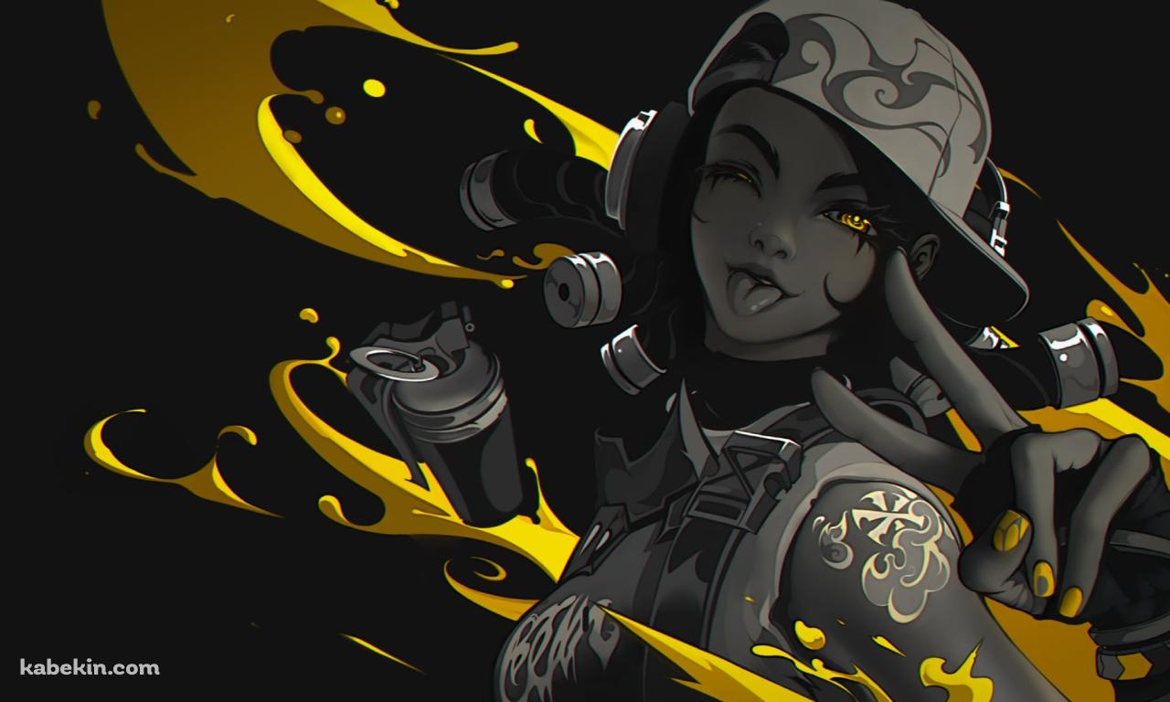 ピースをするレイズ / raze / ヴァロラントの壁紙(1280px x 768px) 高画質 PC・デスクトップ用