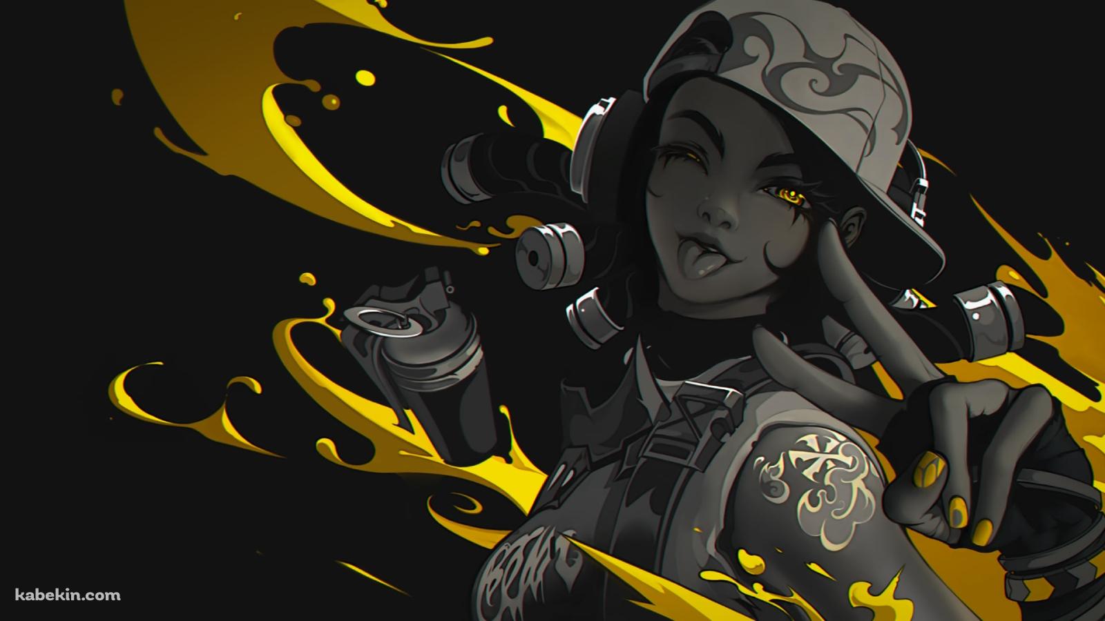 ピースをするレイズ / raze / ヴァロラントの壁紙(1600px x 900px) 高画質 PC・デスクトップ用