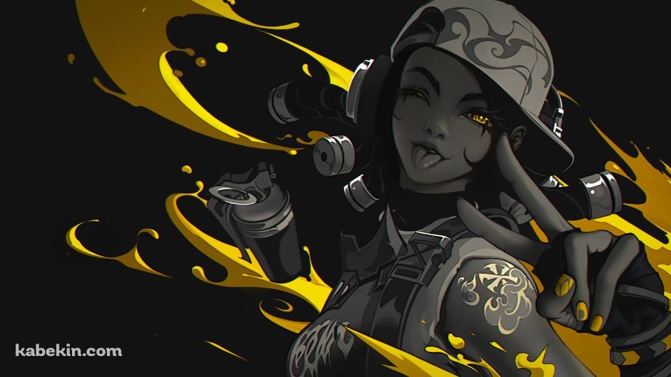 ピースをするレイズ / raze / ヴァロラントの壁紙(960px x 540px) 高画質 PC・デスクトップ用