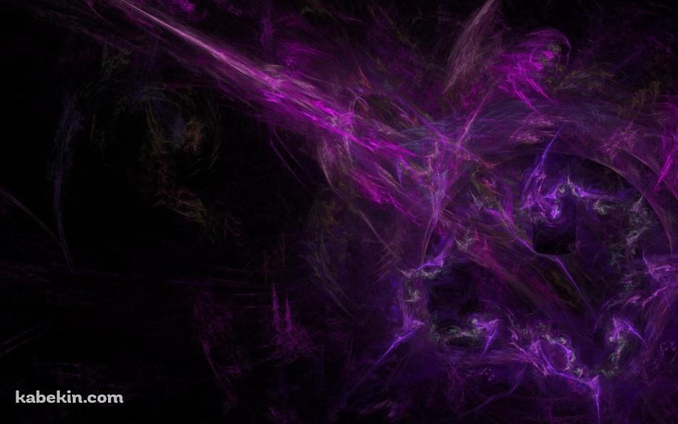 幾何学な紫 / 宇宙 / 線形の壁紙(960px x 600px) 高画質 PC・デスクトップ用