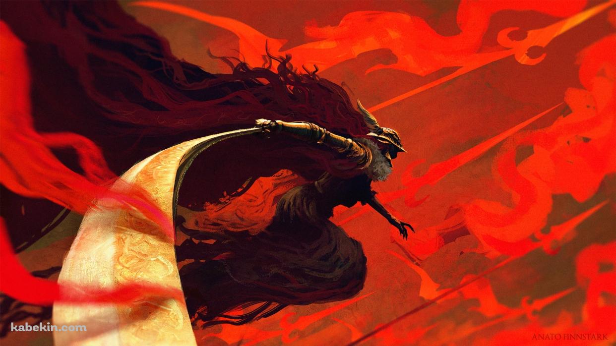 大剣を振るうかっこいいミケラの刃マレニア / エルデンリングの壁紙(1242px x 698px) 高画質 PC・デスクトップ用