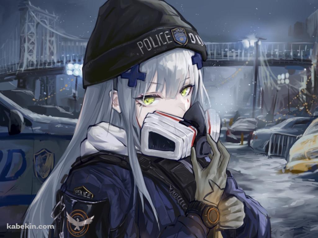 こちらを見つめるHK416 / ドールズフロントラインの壁紙(1024px x 768px) 高画質 PC・デスクトップ用
