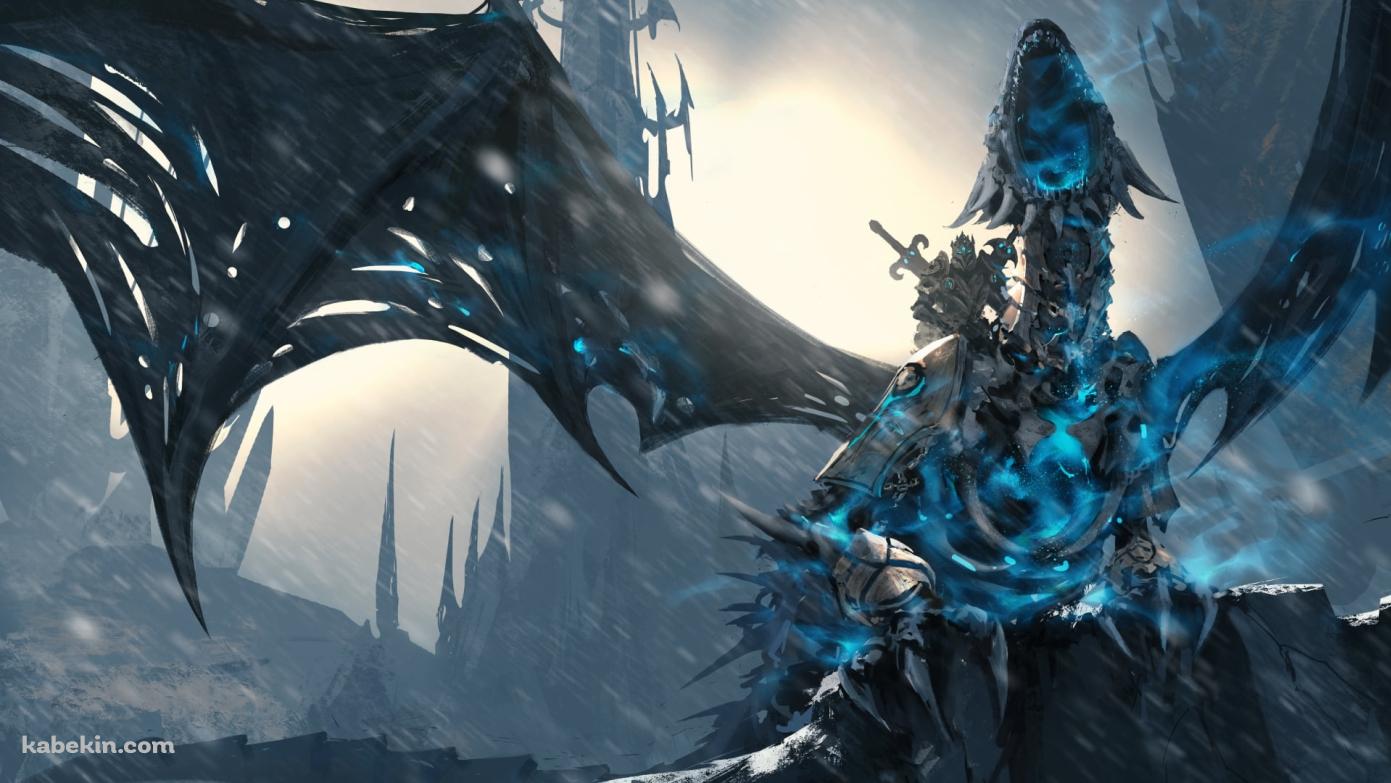 ドラゴンに乗った二刀流の剣士 / World of Warcraftの壁紙(1391px x 783px) 高画質 PC・デスクトップ用