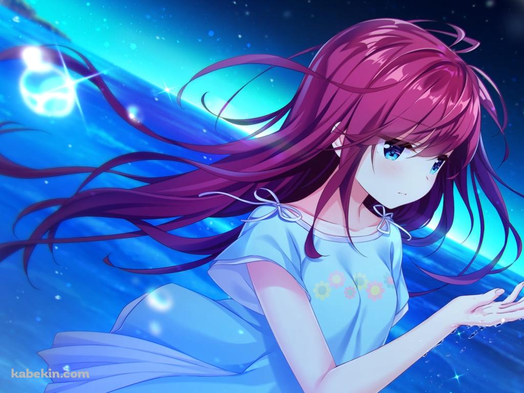 水滴に手をかざす可愛い有村ロミ / 海 / アインシュタインより愛を込めての壁紙(1024px x 768px) 高画質 PC・デスクトップ用