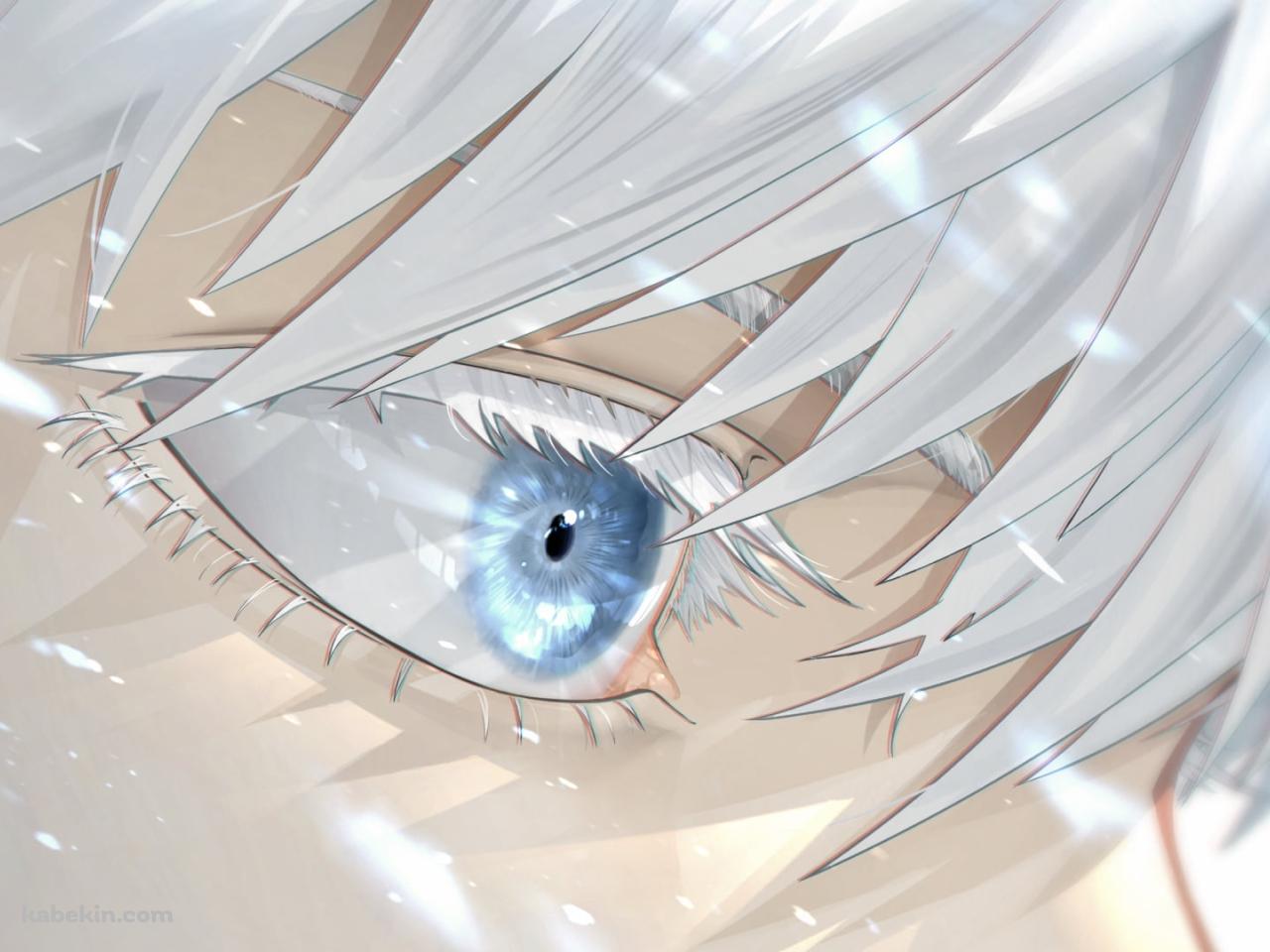五条悟の目元 / 呪術廻戦の壁紙(1280px x 960px) 高画質 PC・デスクトップ用