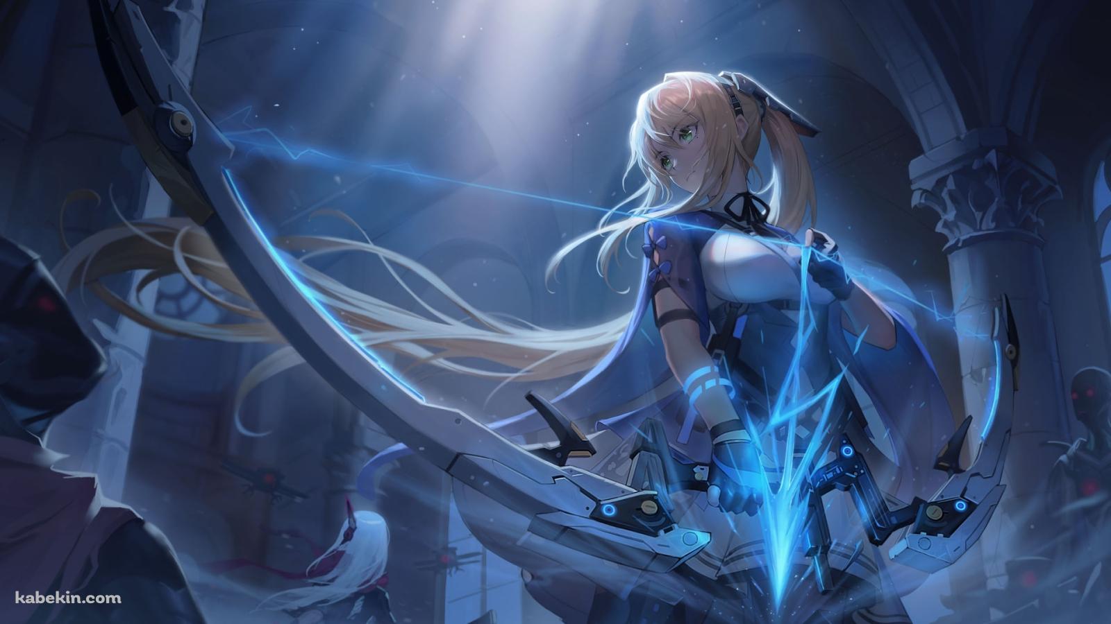 武器を持ちかまえるビアンカ / パニグレ / パニシング:グレイレイヴンの壁紙(1600px x 900px) 高画質 PC・デスクトップ用
