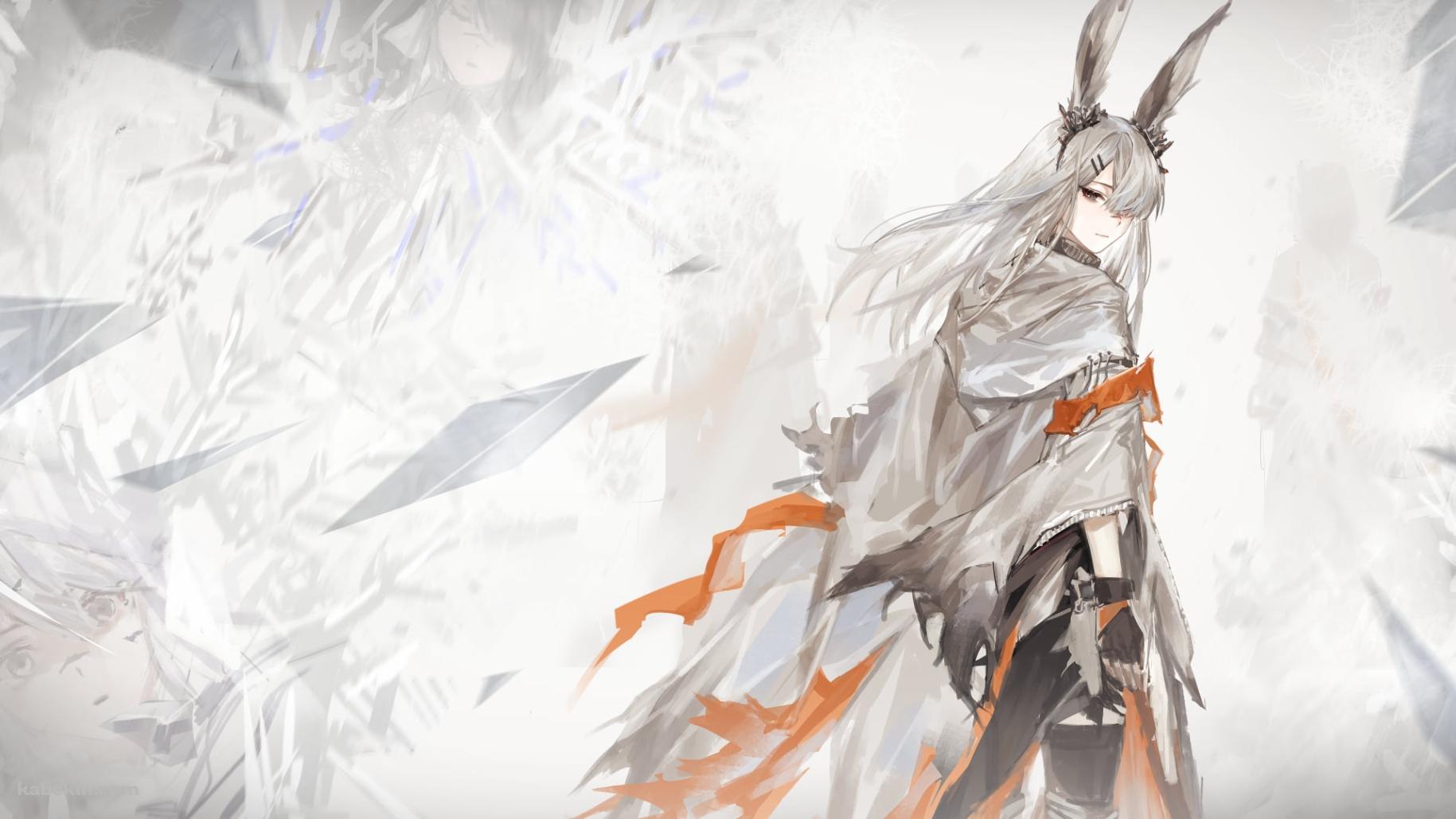 振り返るフロストノヴァ / アークナイツの壁紙(1829px x 1029px) 高画質 PC・デスクトップ用