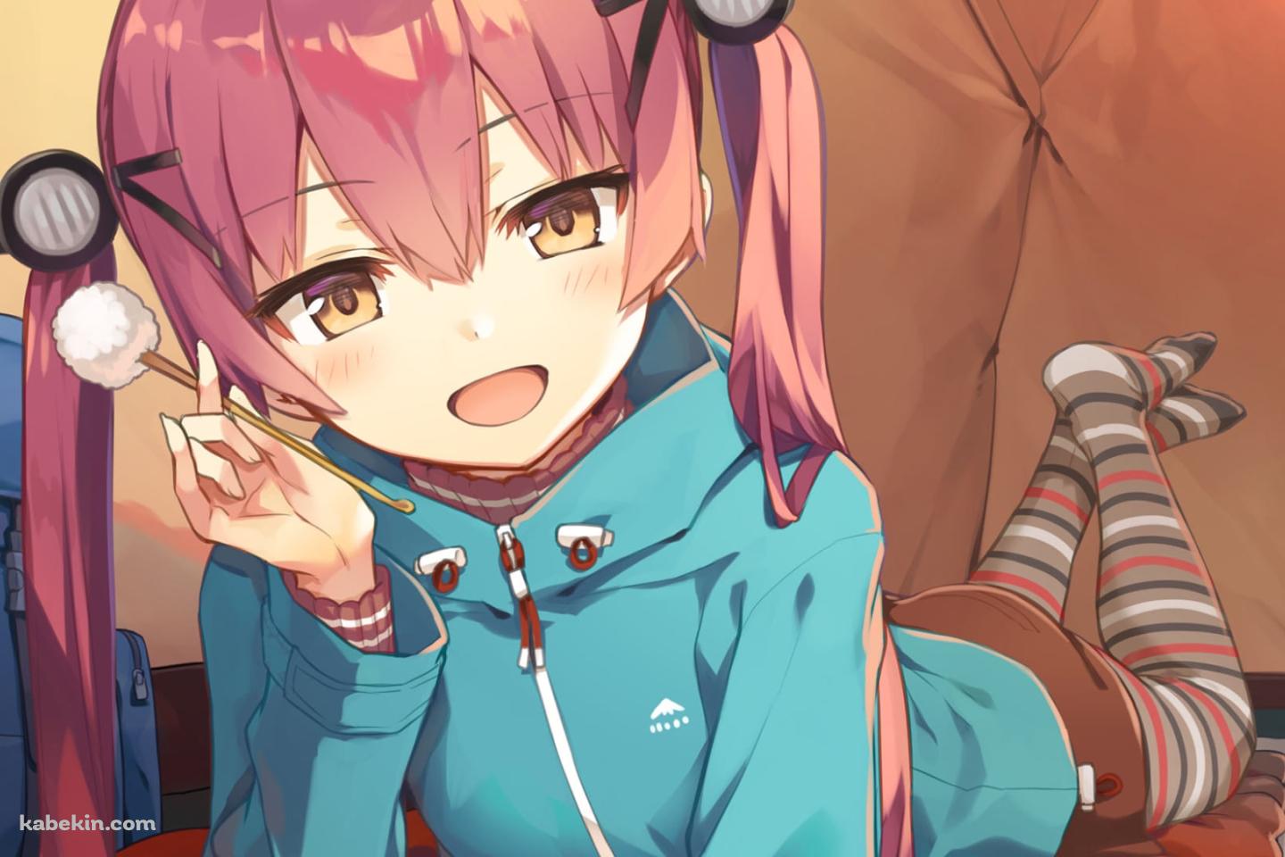 耳かきを持つかにこ / レヱル・ロマネスクの壁紙(1440px x 960px) 高画質 PC・デスクトップ用