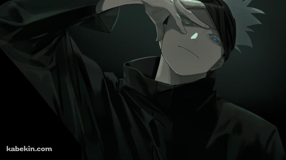 バンダナをあげるかっこいい五条悟 / 青い瞳 / 呪術廻戦の壁紙(960px x 540px) 高画質 PC・デスクトップ用