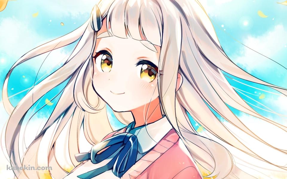 こちらに微笑む可愛い町田ちまとゴンザレス / にじさんじ / バーチャルYouTuber / Vtuberの壁紙(960px x 600px) 高画質 PC・デスクトップ用