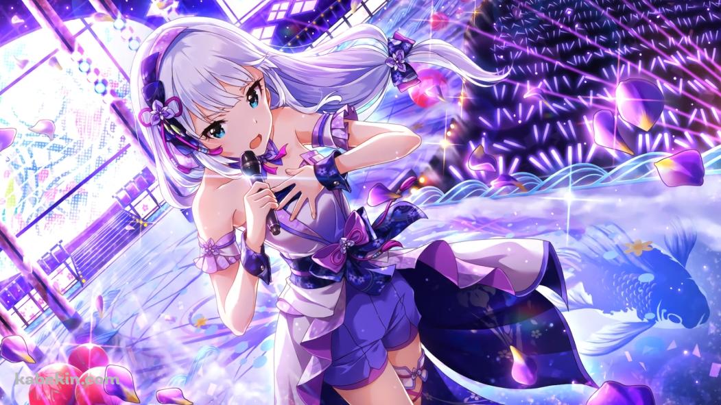 ステージ上で歌を唄う可愛い白石紬 / アイドルマスターミリオンライブ!の壁紙(1051px x 591px) 高画質 PC・デスクトップ用