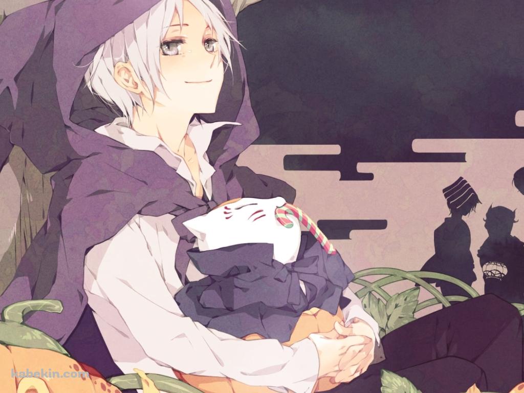 斑を抱く夏目貴志 / 夏目友人帳の壁紙(1024px x 768px) 高画質 PC・デスクトップ用