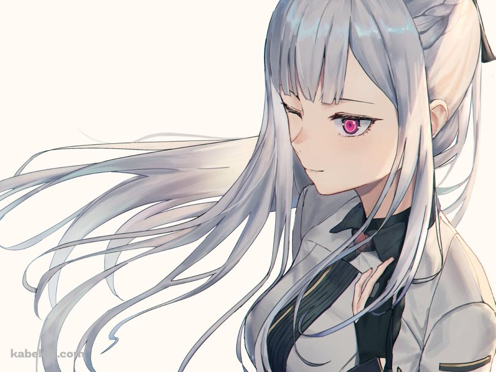 片目をつぶるAK-12 / ドールズフロントラインの壁紙(1024px x 768px) 高画質 PC・デスクトップ用