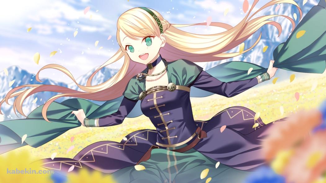 黄色い花とゲルダ / fate/grand orderの壁紙(1051px x 591px) 高画質 PC・デスクトップ用