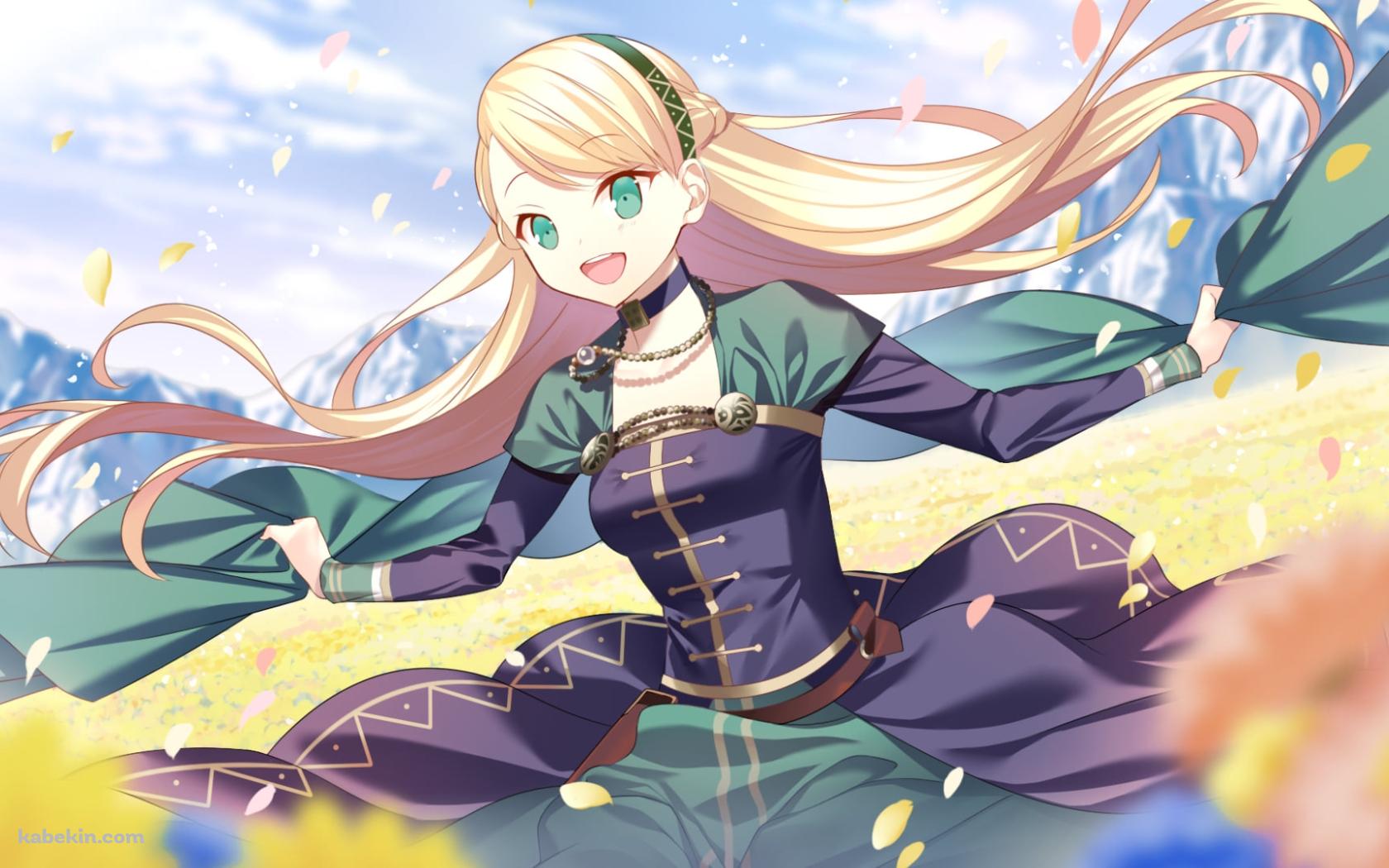 黄色い花とゲルダ / fate/grand orderの壁紙(1680px x 1050px) 高画質 PC・デスクトップ用