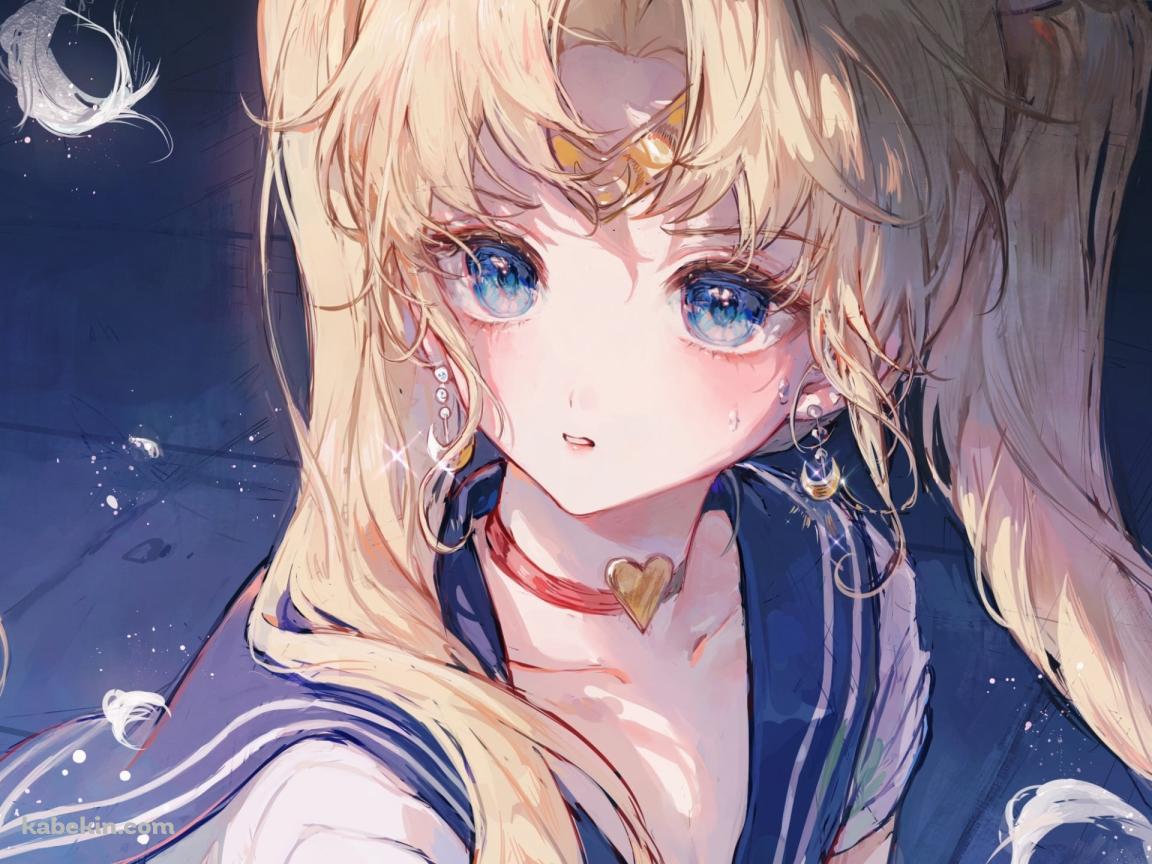 白い羽と月野うさぎ / 美少女戦士セーラームーンの壁紙(1152px x 864px) 高画質 PC・デスクトップ用