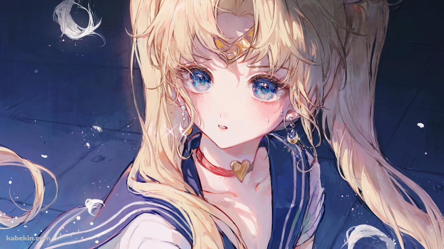 白い羽と月野うさぎ / 美少女戦士セーラームーンの壁紙(1536px x 864px) 高画質 PC・デスクトップ用
