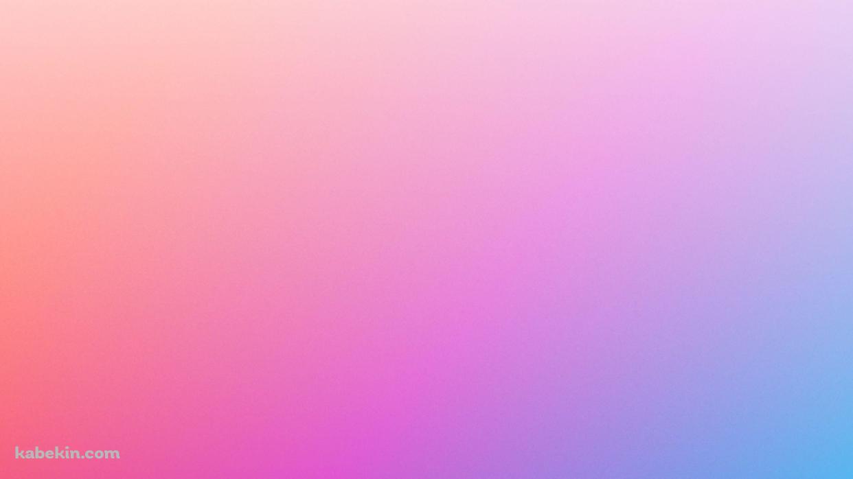 綺麗な淡いピンクと水色のグラデーション / パステルの壁紙(1242px x 698px) 高画質 PC・デスクトップ用