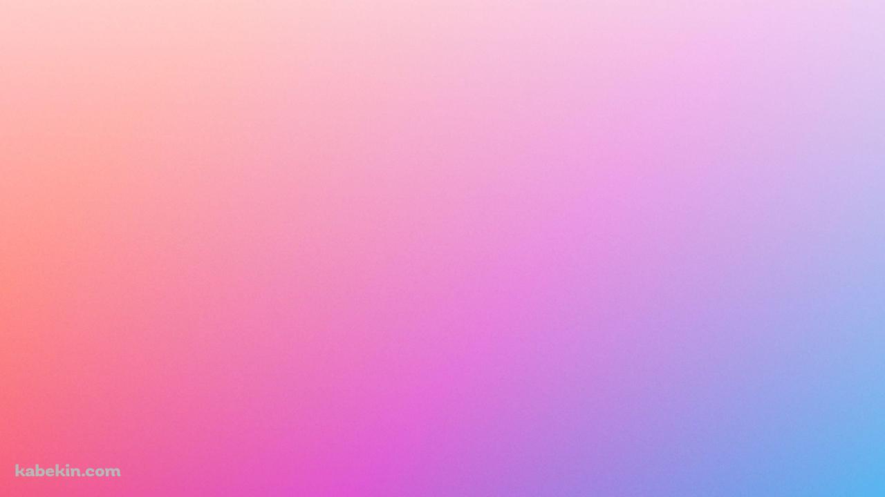 綺麗な淡いピンクと水色のグラデーション / パステルの壁紙(1280px x 720px) 高画質 PC・デスクトップ用