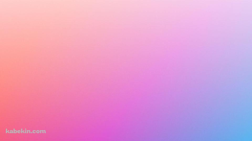 綺麗な淡いピンクと水色のグラデーション / パステルの壁紙(960px x 540px) 高画質 PC・デスクトップ用