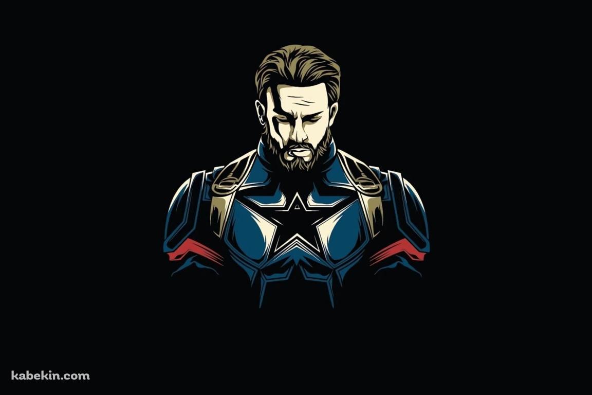 目を閉じて俯くキャプテン・アメリカ / captain americaの壁紙(1152px x 768px) 高画質 PC・デスクトップ用