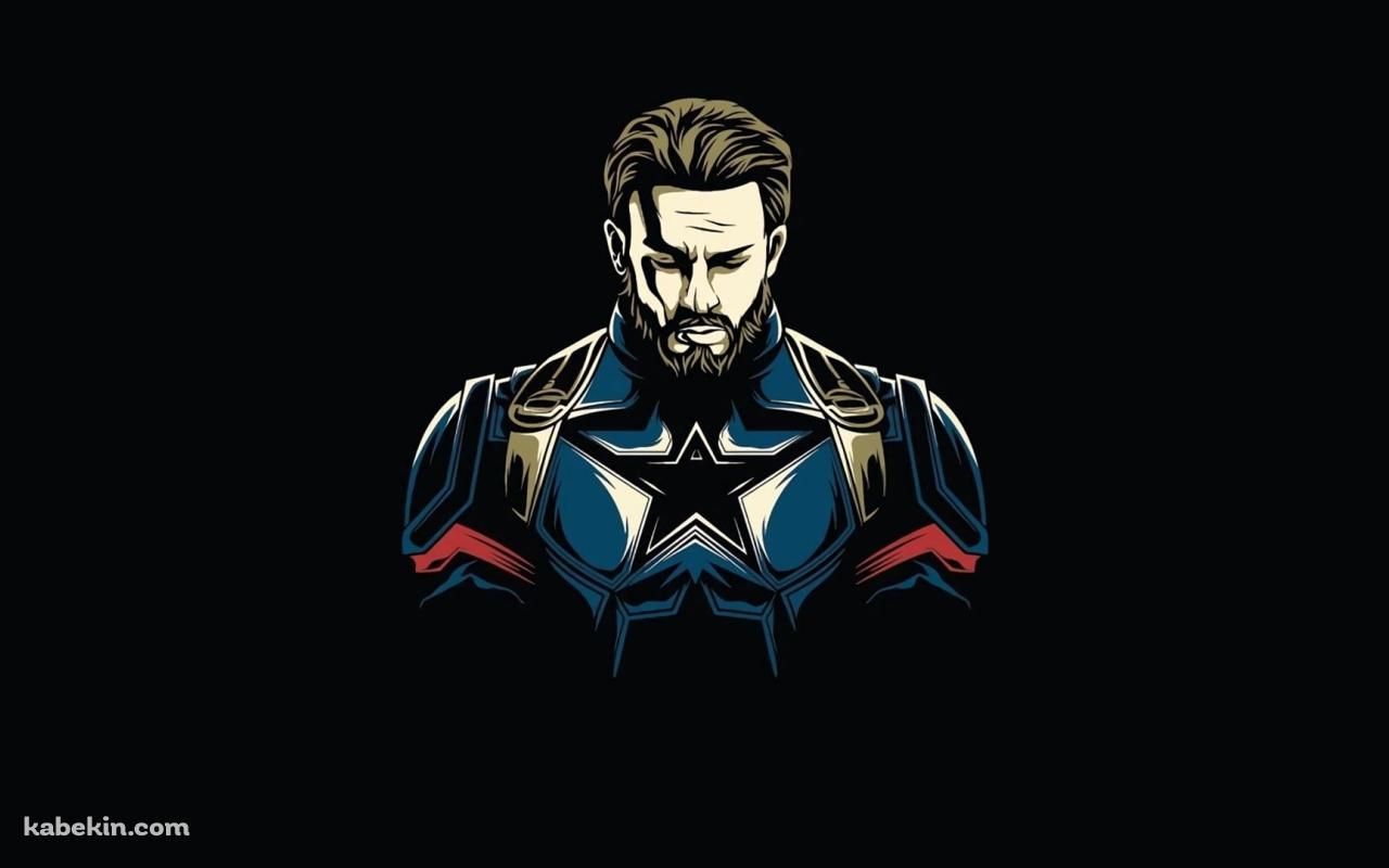 目を閉じて俯くキャプテン・アメリカ / captain americaの壁紙(1280px x 800px) 高画質 PC・デスクトップ用