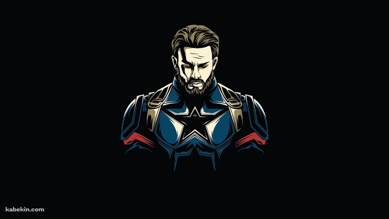 目を閉じて俯くキャプテン・アメリカ / captain americaの壁紙(1536px x 864px) 高画質 PC・デスクトップ用