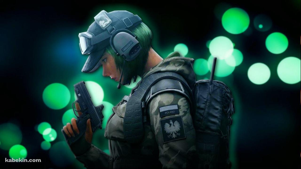 Rainbow Six Siege Ela / 銃をかまえる女性 / ポーランドの壁紙(1280px x 720px) 高画質 PC・デスクトップ用