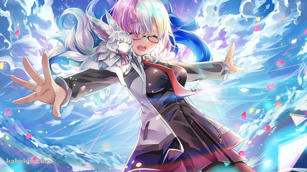 両手を広げる可愛いマシュ・キリエライト / フォウ / fate/grand orderの壁紙(1051px x 591px) 高画質 PC・デスクトップ用