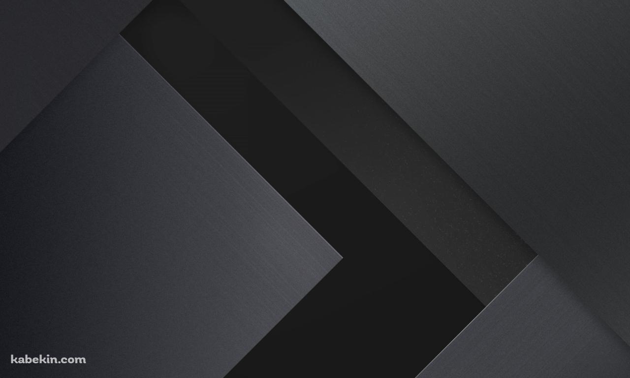 交差する黒と灰色のメタリックの壁紙(1280px x 768px) 高画質 PC・デスクトップ用