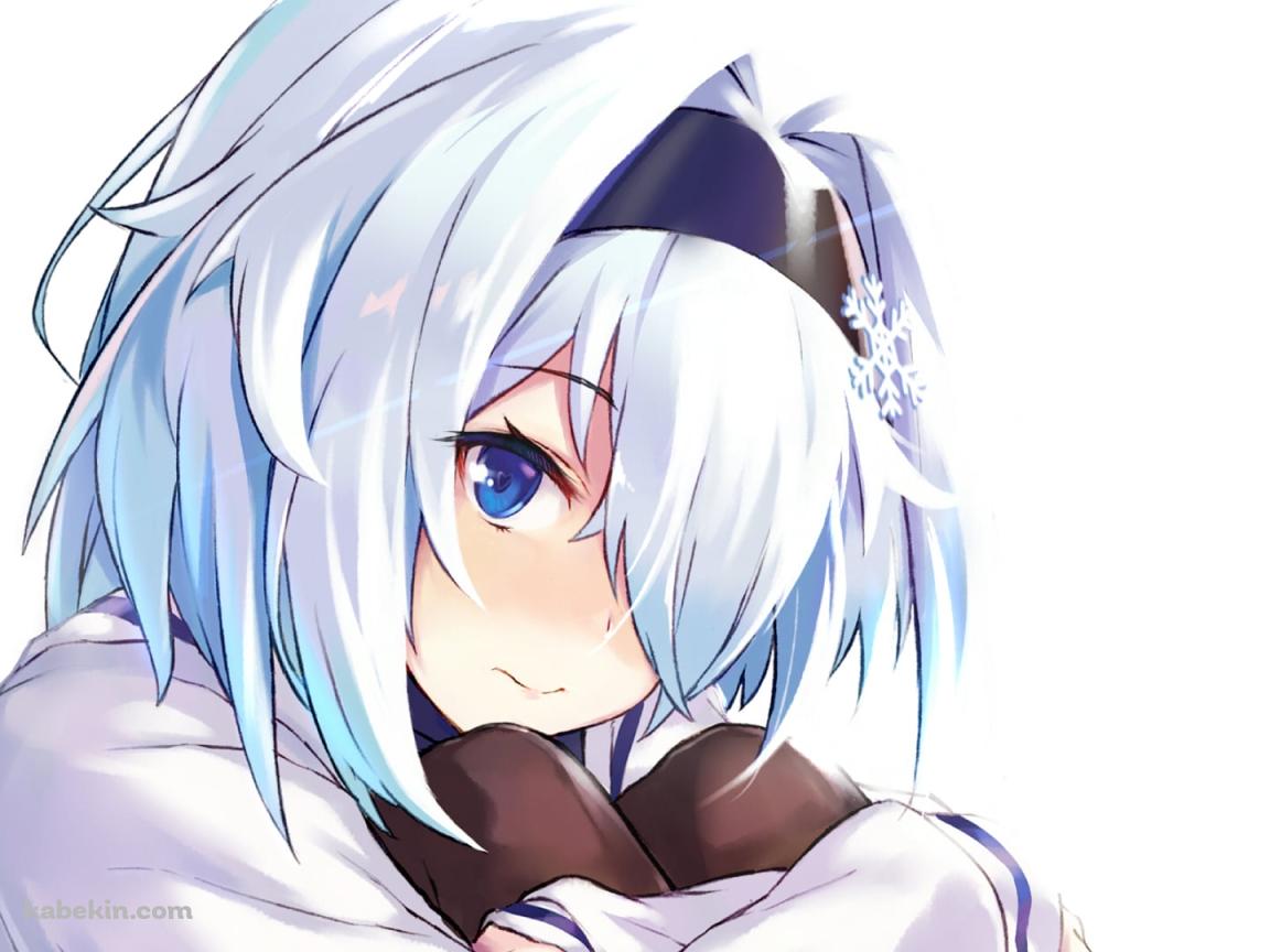 膝を抱えてこちらを見つめる可愛い空銀子 / りゅうおうのおしごと!の壁紙(1152px x 864px) 高画質 PC・デスクトップ用