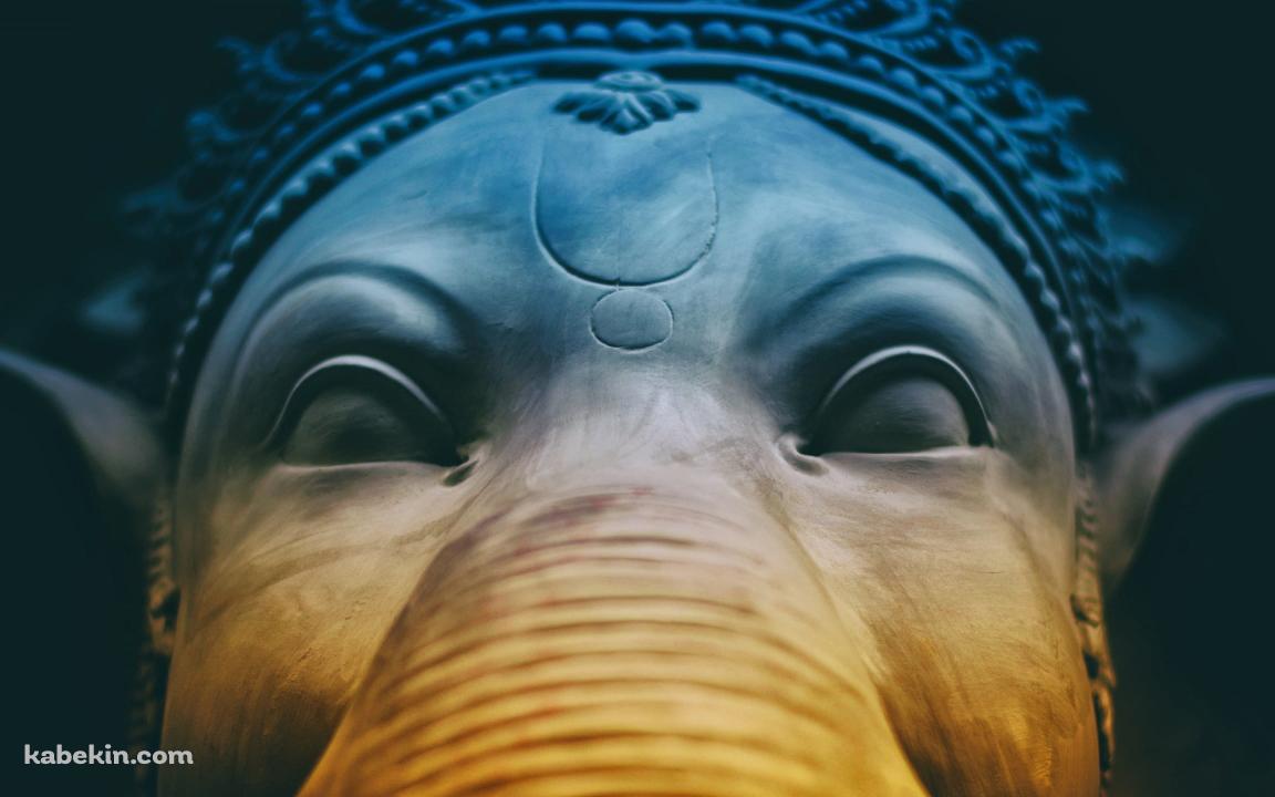 Lord Ganesha / グラデーション / ガネーシャの壁紙(1152px x 720px) 高画質 PC・デスクトップ用
