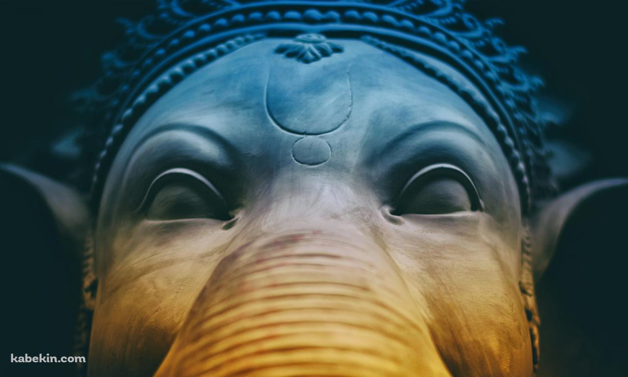 Lord Ganesha / グラデーション / ガネーシャの壁紙(1280px x 768px) 高画質 PC・デスクトップ用