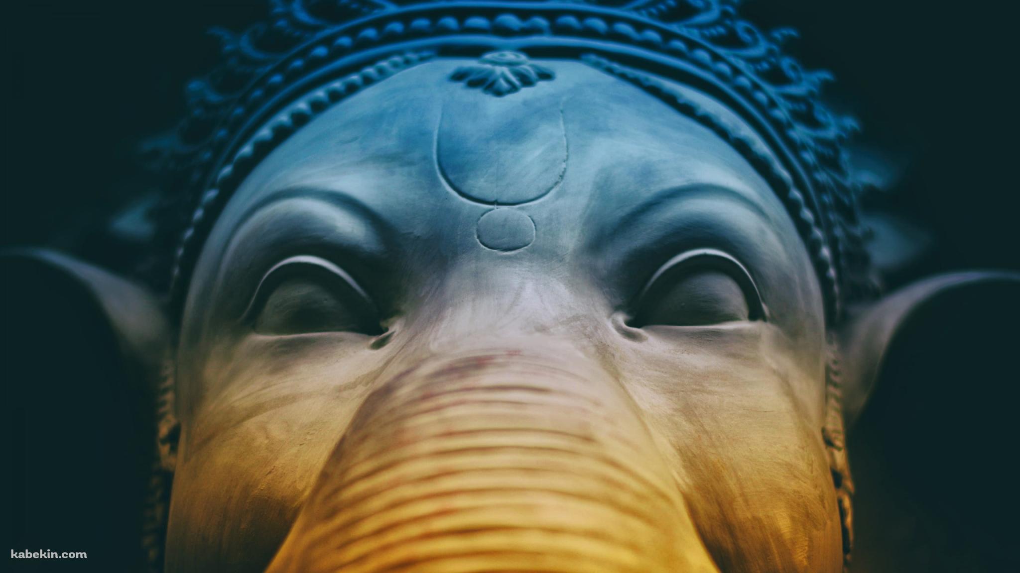 Lord Ganesha / グラデーション / ガネーシャの壁紙(2048px x 1152px) 高画質 PC・デスクトップ用