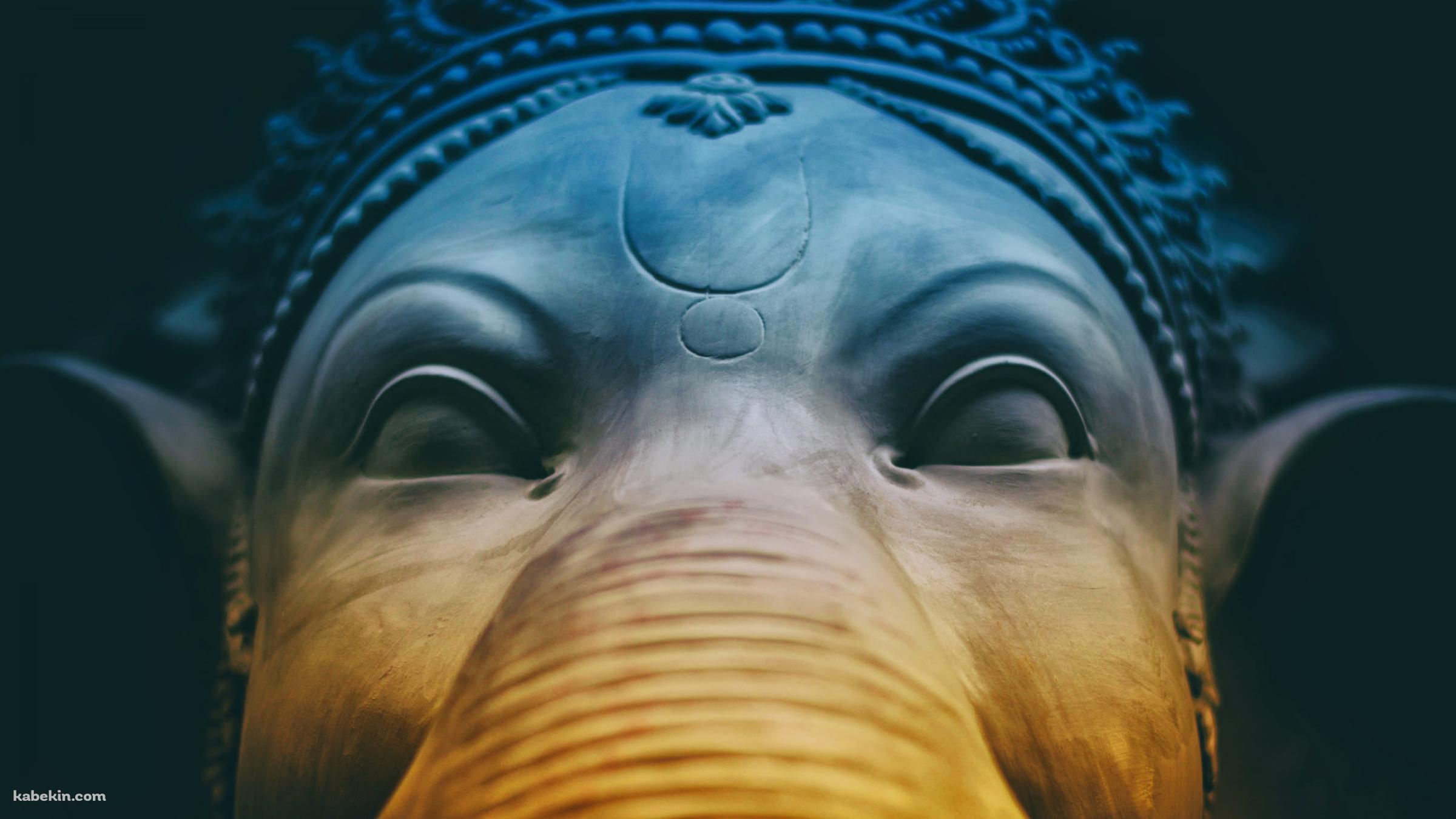 Lord Ganesha / グラデーション / ガネーシャの壁紙(2400px x 1350px) 高画質 PC・デスクトップ用