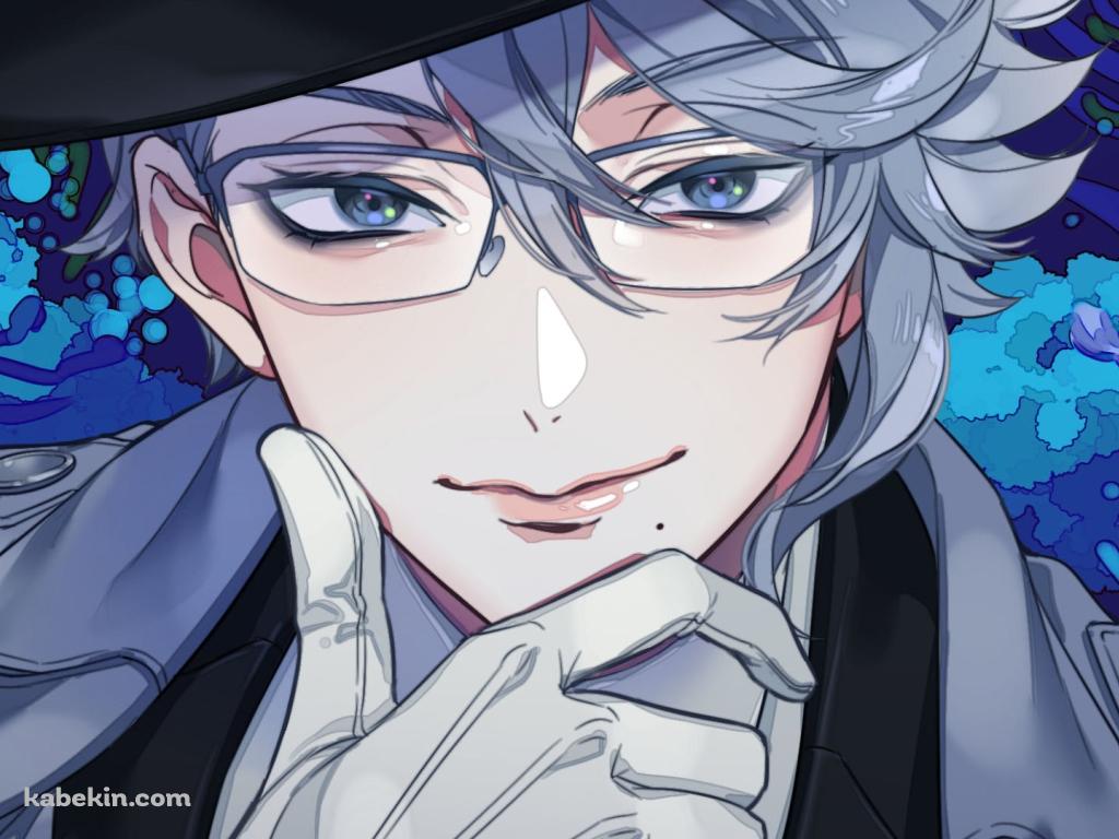 顎に手をあてるアズール・アーシェングロット / ツイステッドワンダーランドの壁紙(1024px x 768px) 高画質 PC・デスクトップ用