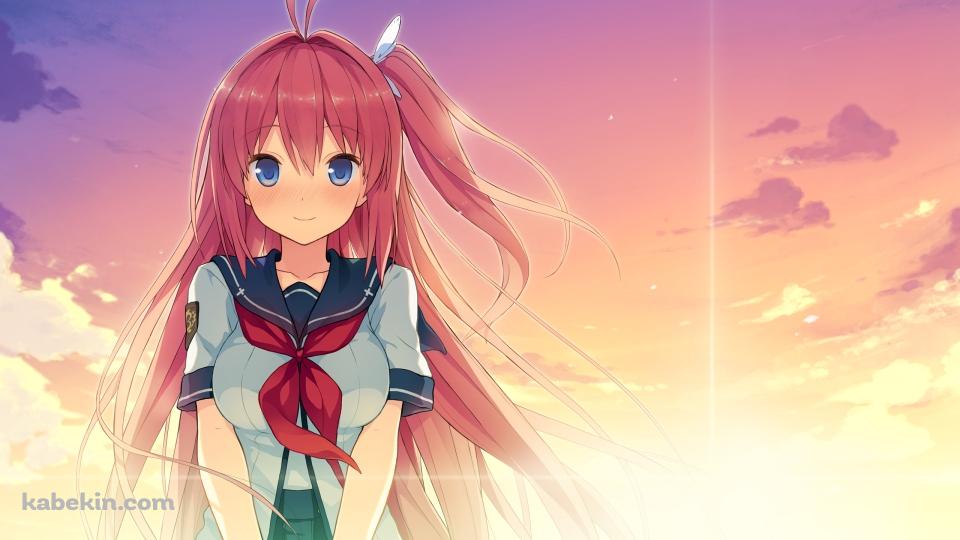 セーラー服を着た可愛い倉科明日香 / 蒼の彼方のフォーリズムの壁紙(960px x 540px) 高画質 PC・デスクトップ用