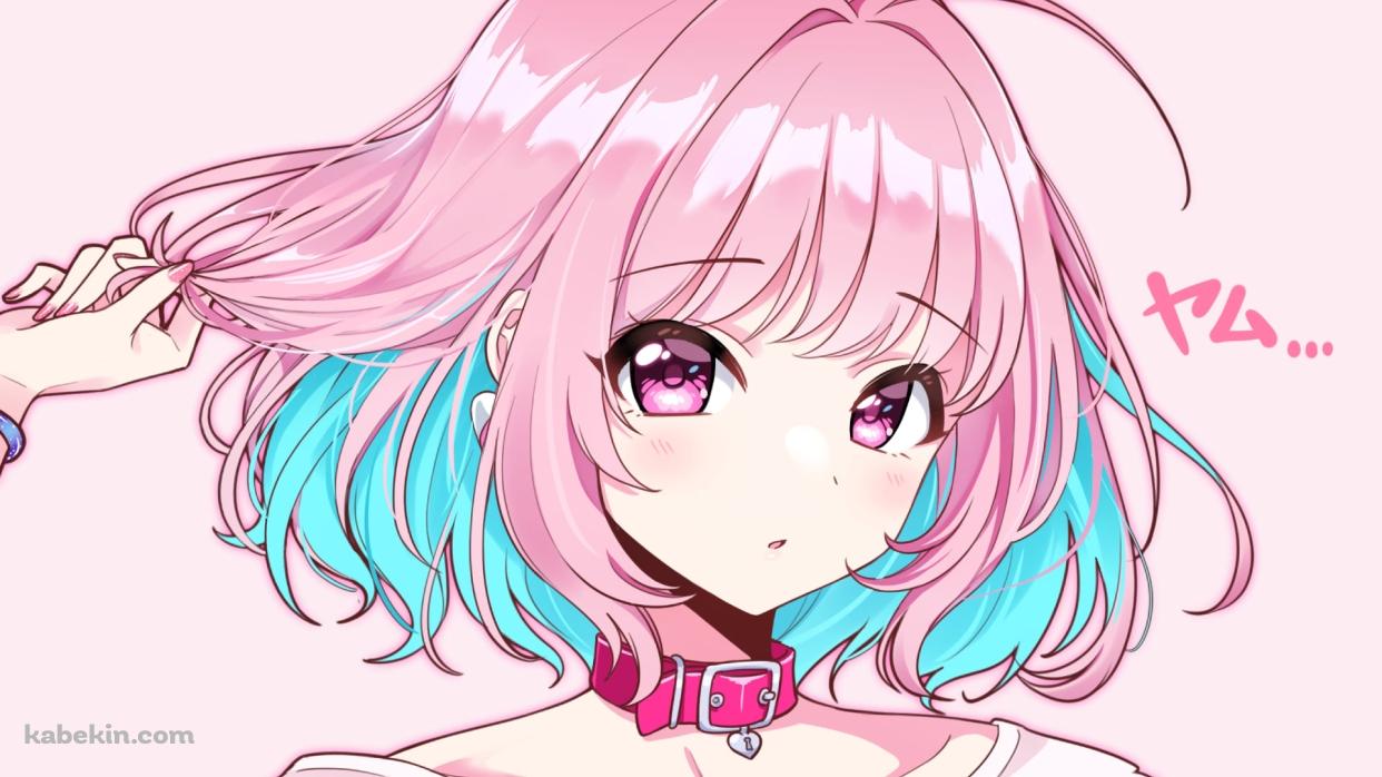 ピンクの髪を持つ夢見りあむ / アイドルマスターシンデレラガールズの壁紙(1242px x 698px) 高画質 PC・デスクトップ用
