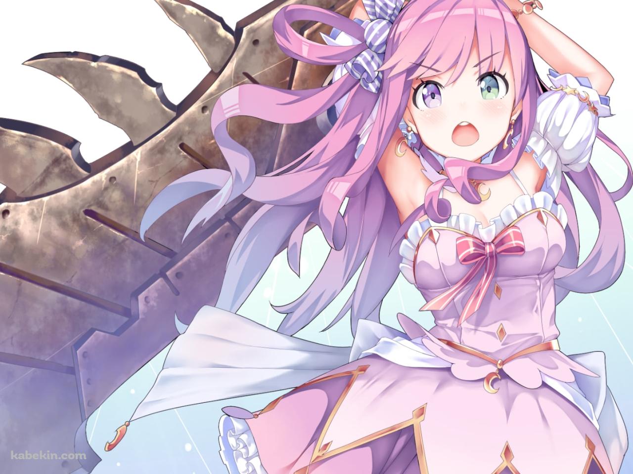 大きな武器を持つ姫森ルーナ / モンハン / モンスターハンター / ホロライブ / バーチャルYouTuber / Vtuberの壁紙(1280px x 960px) 高画質 PC・デスクトップ用
