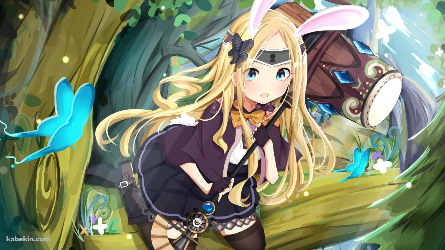 木に登る可愛いアビゲイル・ウィリアムズ / fate/grand orderの壁紙(1536px x 864px) 高画質 PC・デスクトップ用