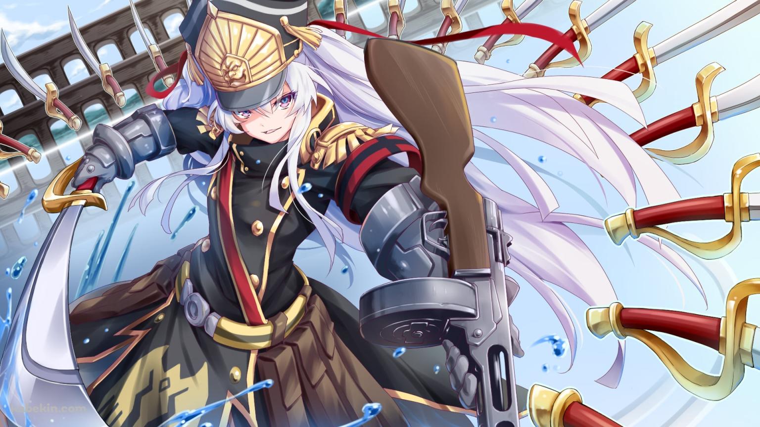 攻撃する軍服の姫君 / Re:CREATORSの壁紙(1536px x 864px) 高画質 PC・デスクトップ用