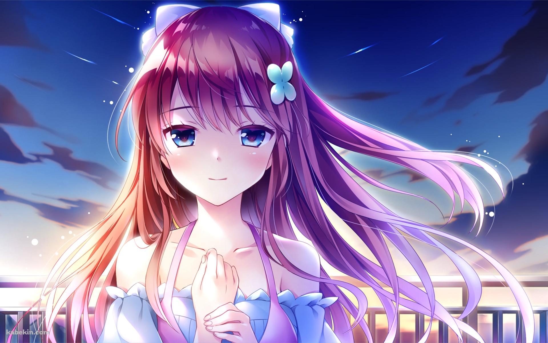 胸元に手をあてる可愛い琴石 伊織 / 恋はそっと咲く花のようにの壁紙(1920px x 1200px) 高画質 PC・デスクトップ用