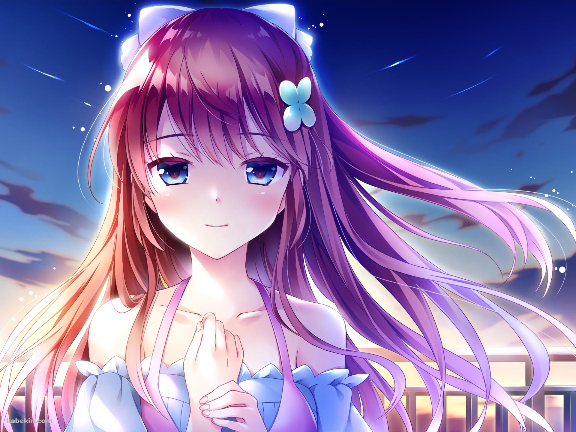 胸元に手をあてる可愛い琴石 伊織 / 恋はそっと咲く花のようにの壁紙(1920px x 1440px) 高画質 PC・デスクトップ用