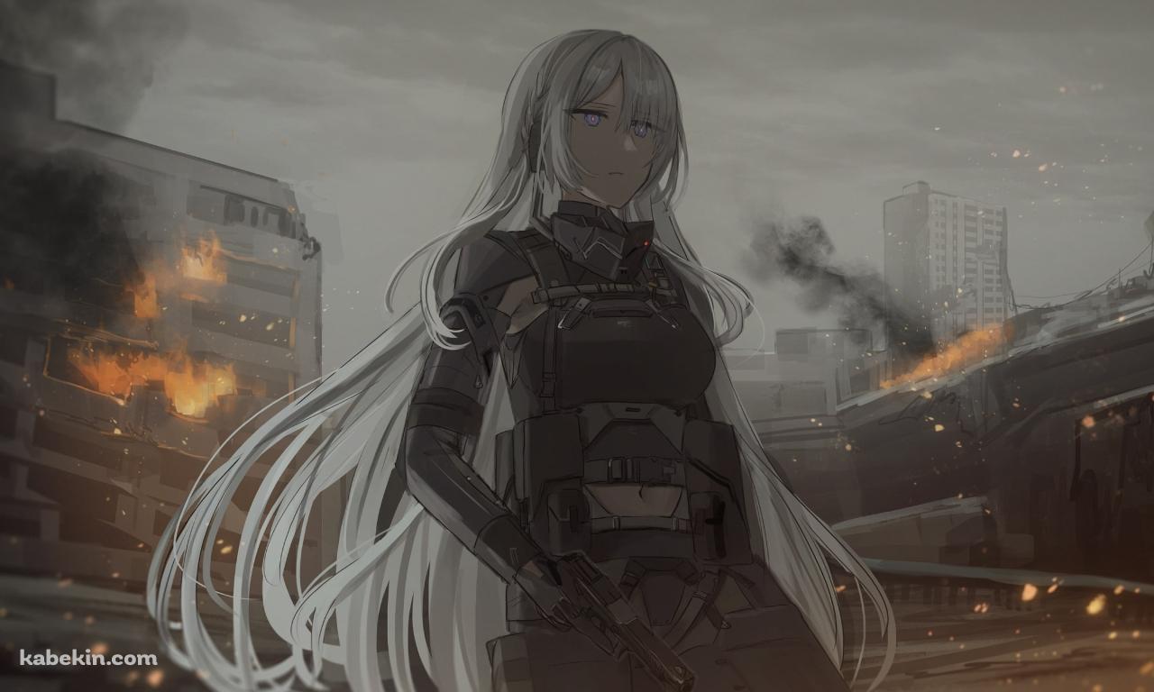 立ち尽くすAK-15 / ドールズフロントラインの壁紙(1280px x 768px) 高画質 PC・デスクトップ用