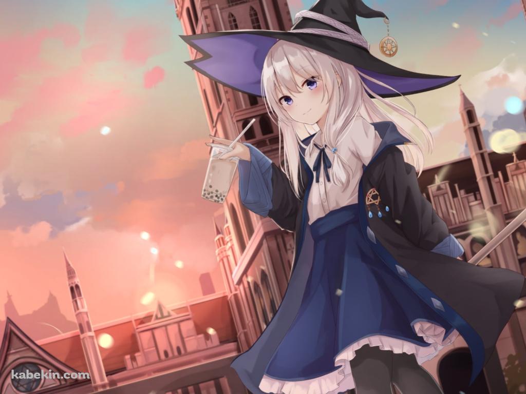 タピオカジュースを持つ可愛いイレイナ / 魔女の旅々の壁紙(1024px x 768px) 高画質 PC・デスクトップ用